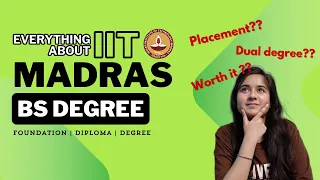 Everything about IIT Madras BS Degree | Answers from a Degree student | Pre-Qualifier talk 🤔😲🙄