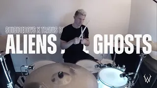 Aliens Are Ghosts - $UICIDEBOY$ X TRAVIS BARKER | Drum Cover