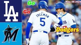 Miami vs Dodgers Full Game Highlights, 05 06 2024 | MLB Highlights MLB Season 2024