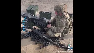 MK19 Grenade launcher machine gun!