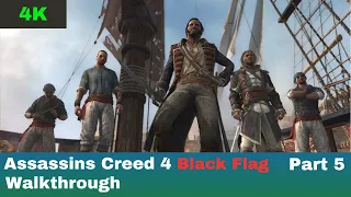 Assassins Creed 4 Black Flag Walkthrough Part 5 - (PlayStation 5) HD 4K60FPS (No Commentary)