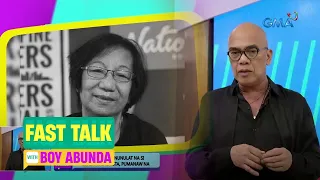 Fast Talk with Boy Abunda: Paalam, Lualhati Bautista (Episode 16)