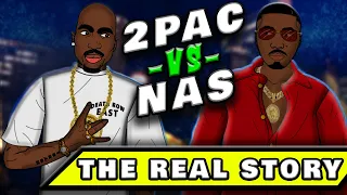 What Really Happened When Nas Confronted 2Pac At The MTV Awards