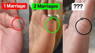 How many times you will get MARRIED 🤔 Second marriage line in hand