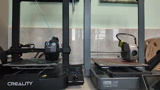 3D printers Printing - not a timelapse, Ender 3 V3 #creality3d