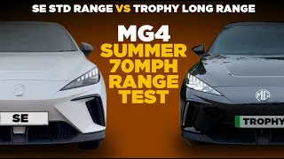 MG4 SE SR vs TROPHY LR Summer Range Test | Comparing the data