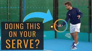 WRIST ACTION for Padel Serve