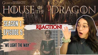 First Time Watching! House of the Dragon Reaction 1x5 "We Light The Way"