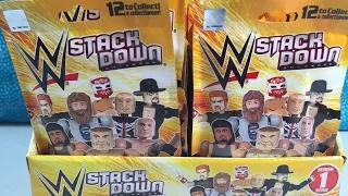 WWE W Stack Down Series 1 Blind Bag Mini Figures Unboxing Opening Review