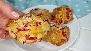 🍓Готую так!! ПЕЧИВО з ПОЛУНИЦЕЮ🍪 Неймовірно ніжне🔥