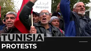 Tunisians protest against Saied ahead of parliamentary elections