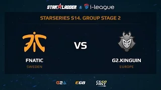 Fnatic vs Gamers2, SL & I-League StarSeries Season XIV, map 1 mirage