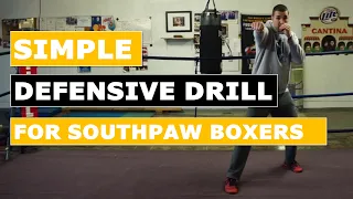 Simple Defensive Drill for Southpaw Boxers