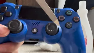 My first ASMR video | Cleaning an old PS4 controller