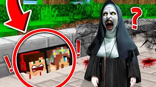 CHOWAMY SIĘ PRZED STRASZNĄ ZAKONNICĄ 😱 W MINECRAFT?! GPLAY & LUMI