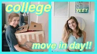 COLLEGE DORM MOVE IN DAY VLOG 2019!