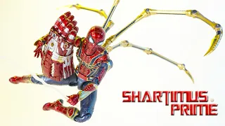 SH Figuarts Iron Spider Endgame Final Battle Avengers Movie Bandai Tamashii Nations Figure Review