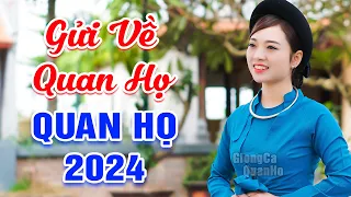 LK Quan Họ Bắc Ninh Đặc Sắc 2024🔴Mê Say Tiếng Hát Của Liền Chị Ngọc Khánh - LK Gửi Về Quan Họ