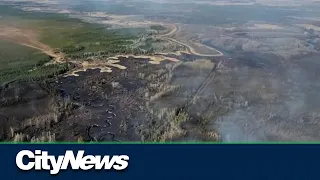 Efforts underway to protect Hamlet of Wildwood from out-of-control wildfire west of Edmonton