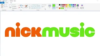 How to draw the NickMusic logo using MS Paint | How to draw on your computer