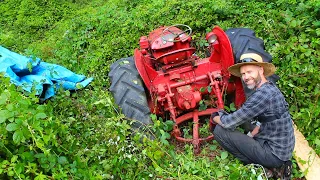 Salvaging an Abandoned Vintage Tractor - David Brown 25