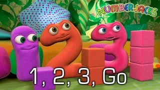 NUMBERJACKS | 1, 2, 3, Go | S1E38 | Full Episode