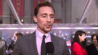 Tom Hiddleston's 'The Avengers' World Premiere Red Carpet Soundbites