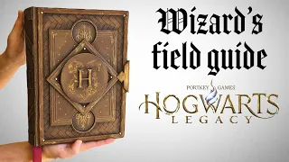 How I Made a REAL LIFE Wizards Field Guide Prop - Inspired by Hogwarts Legacy