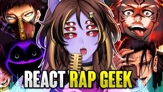 ESCUTANDO MAIS RAP GEEK E DE ANIME (Vocês indicam) - Dante Reage