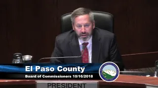 El Paso County 2019 Budget Hearing No. 2