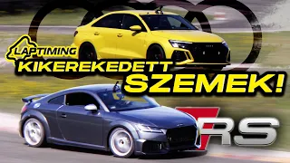 KIKEREKEDETT SZEMEK! - Audi TT RS vs. Audi RS3 8Y (Laptiming Ep. 324.)