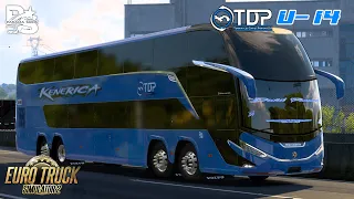 [ETS2] 14 de TDP | MOD BUS | Marcopolo G8 1800 8x2 | Mapa Rotas Brasil |PANAMA SKINS©