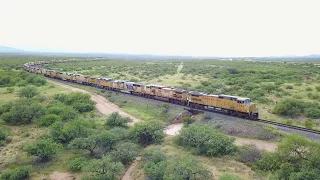 200+ Union Pacific Train Engines Abandoned in Arizona Desert!