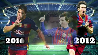 Messi 2012 vs Suarez 2016 vs Football