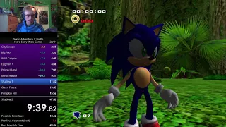 Sonic Adventure 2 Hero Story Speedrun in 44:59 (33:42.40 IGT)
