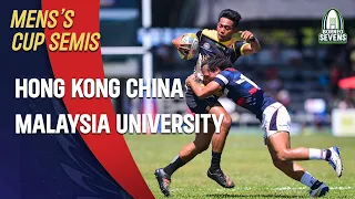 Hong Kong China v Malaysia Uni | Semi Cup | Borneo Sevens 2023