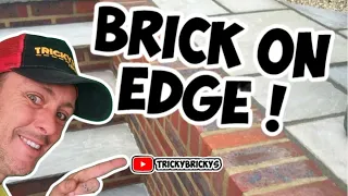 brick on edge #bricklaying #construction #build