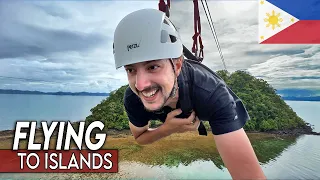 Flying Over El Nido: Insane Island-to-Island Zipline Adventure, Palawan, Philippines 🇵🇭