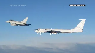 UK RAF launches Typhoon fighters to intercept two Russian long-range maritime patrol bombers