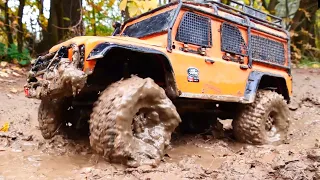 Rc truck mudding 4x4 in deep mud