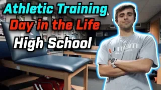 A DAY IN THE LIFE OF AN ATHLETIC TRAINING STUDENT | HIGH SCHOOL ROTATION