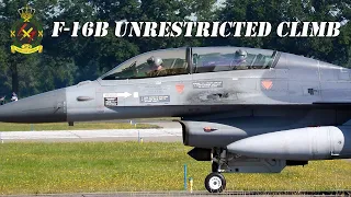 [4K] F-16 Pilot goes UNRESTRICTED CLIMB to entertain backseat passenger