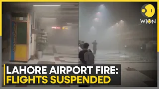 Fire breaks out at Lahore airport, several flight operation suspended | Latest News | WION