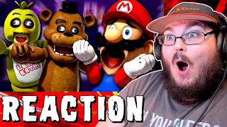 Mario Plays: Five Nights At Freddy's @SMG4 FNAF REACTION!!!