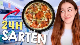 24H COMIENDO COMIDA EN LA SARTÉN| Atrapatusueño