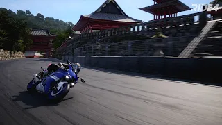 RIDE 4 - Realistic replay camera - Intense last lap at Kanto Full Course - YZF-R6 2020