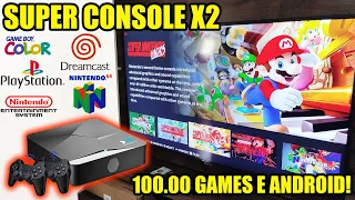 SUPER CONSOLE X2 é o NOVO CONSOLE RETRÔ DA KINHANK com 100.000 JOGOS! ANÁLISE COMPLETA!