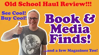 Book and Media Haul (and some cool Magazines)!  Learn Resell Value and Train Your Thrift Eyes!