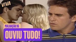 HUGO ESCUTA A CONVERSA ENTRE JÚLIO E JULIANA | MALHAÇÃO 1996 | MELHOR DO DIA