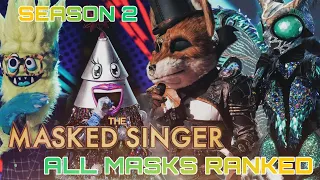 All Masked Singer SEASON 2 Contestants Ranked